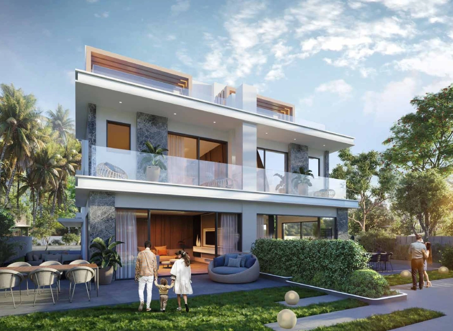 damacislands2exterior-1 Luxury Island Living: Elegant 4-Bedroom Townhouse in DAMAC Islands Phase 2